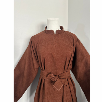 Hazelnut Corduroy Abaya