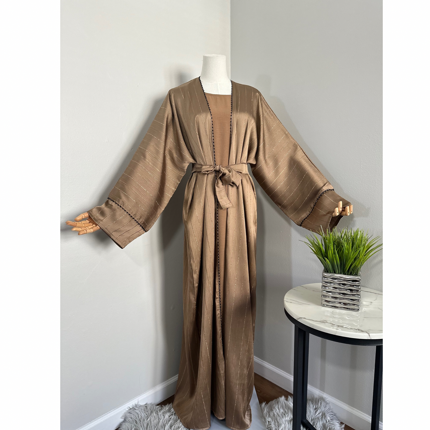 Golden Radiance Abaya