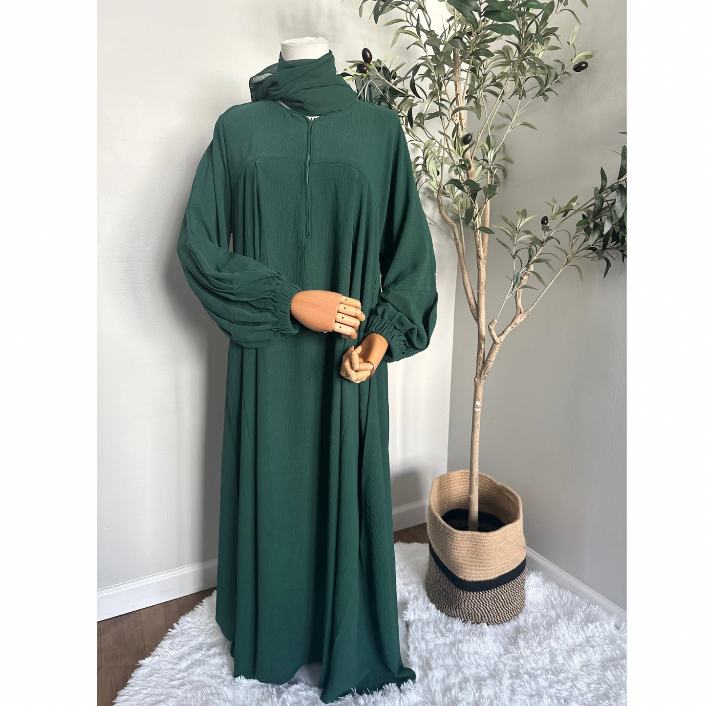 Aisha in Dark Green
