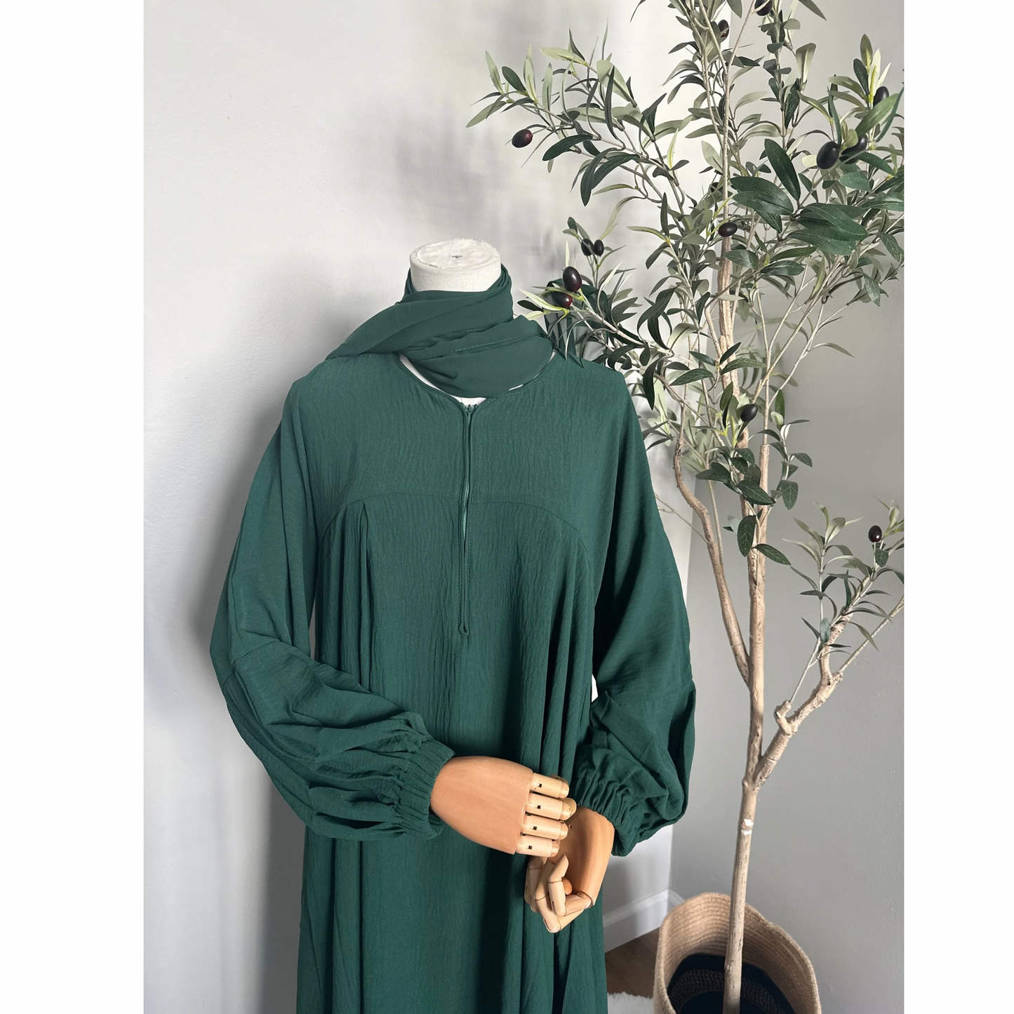 Aisha in Dark Green