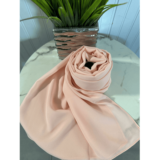 Light Pink Chiffon Hijab