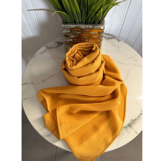 Mustard Chiffon Hijab