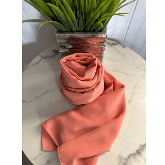 Salmon Chiffon Hijab